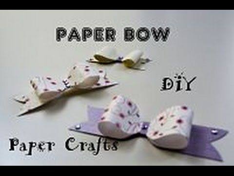 Making a Paper Bow - DIY Crafts - Handmade Tutorials - Giulia's Art