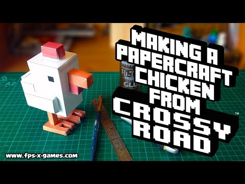 Making a Papercraft Chicken from Crossy Road