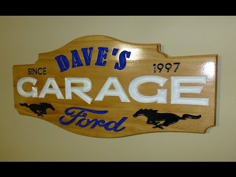 Making a Personalized Garage Sign