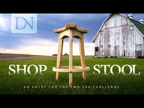 Making a Shop Stool out of Two 2x4s