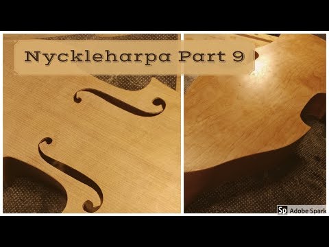 Making a Tenor Nyckleharpa Part 9