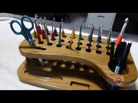 Making a Wooden Crochet Hook Holder