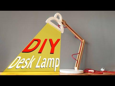 Making a Wooden Desk Lamp || How to Make Desk Lamp || Polkilo