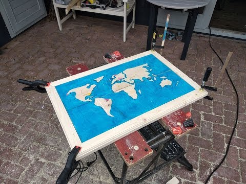 Making a Wooden World Map