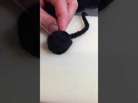 Making a felted F-Bomb