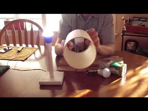 Making a lamp for a USB Lightbulb