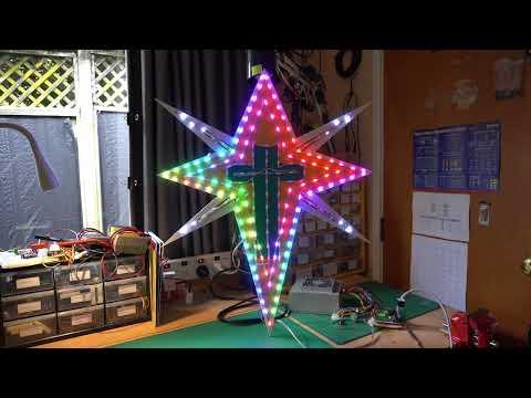 Making a pixel corflute star - xLights &amp; WS2812 pixels