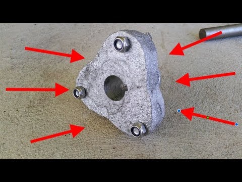 Making a wheel hub out of aluminium