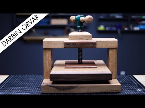 Making an EPIC Handcrafted BOOK PRESS