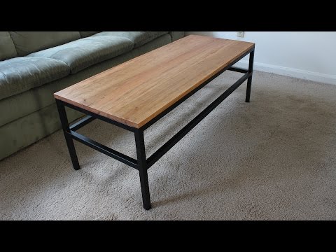 Making an Industrial Coffee Table from Reclaimed Metal