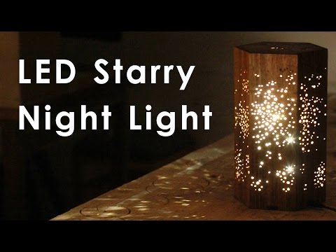 Making an LED Night Light w/ Star Pattern