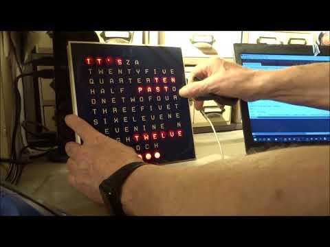 Making of a Wordclock Part 2 - no special tools required