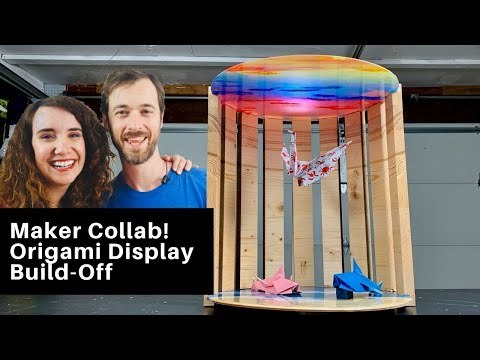 Making the Colosseum Origami Display - Maker Collaboration and Build-Off!