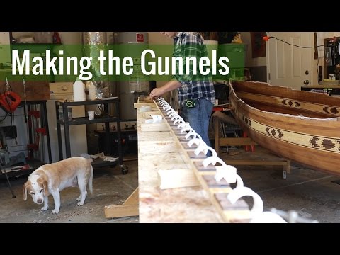 Making the Gunnels (Ep 12 - Cedar Strip Canoe Build)