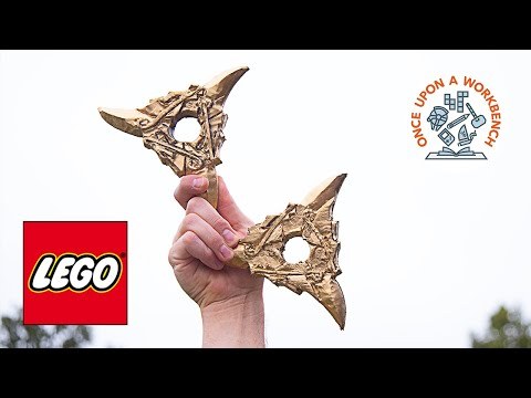 Making the Ninjago Shurikens of Ice