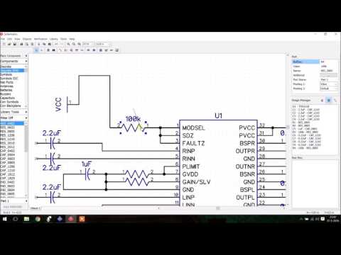 Making the Schematic [DIPTRACE]