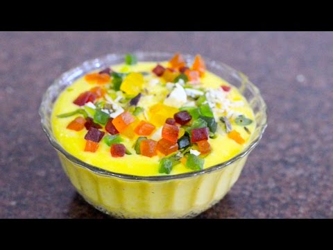 Mango Shrikhand (Aamkhand) : Easy Tasty Yummy (Greek yogurt &amp;amp; mango delicious dessert )