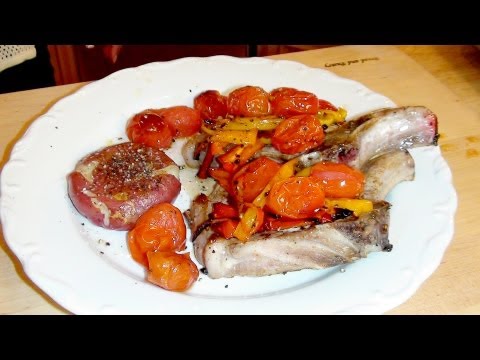 Mariah Milano's Pork Chops with Sweet Peppers &amp;amp; Tomatoes!