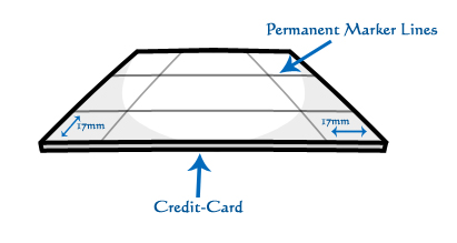 Mark where you'll fold