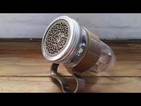 Mason Jar Isobaric Loaded Speaker