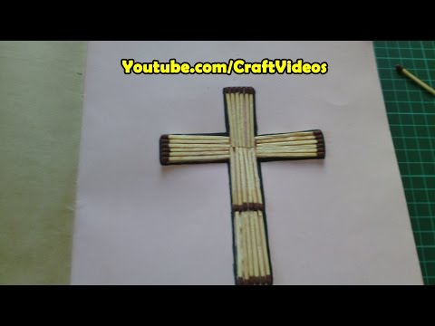 Matchstick Craft Ideas For Kids (Good Friday Cross)