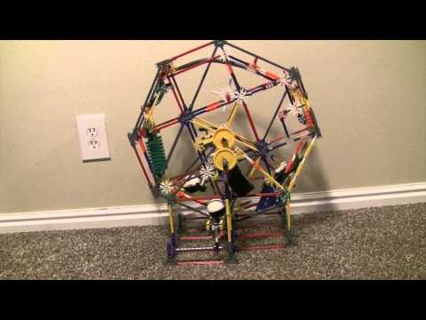 Mathsboy314's revolving Knex ball machine lift