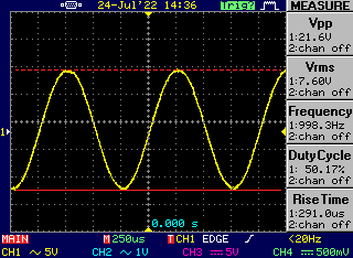 Max output, 32R load.BMP