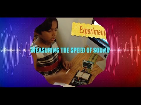 Measuring the speed of sound with Arduino Uno microcontroller and ultrasonic sensor