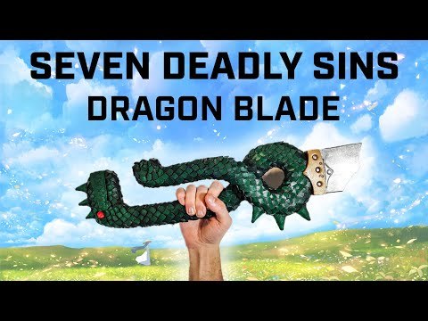 Meliodas' Dragon Handle Broken Sword (Cosplay Foam Build) - Seven Deadly Sins (Nanatsu no Taizai)