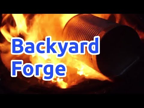 Melting and Casting in a Backyard Forge