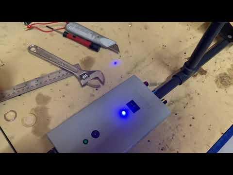 Metal Detector - Variable Frequency with 555 IC - Bench Test