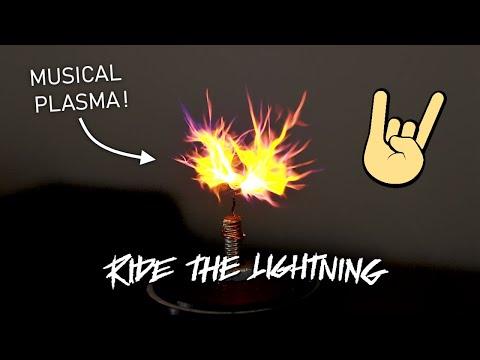 Metallica's &quot;Ride The Lightning&quot; on Musical Tesla Coil | Class-E SSTC Teaser