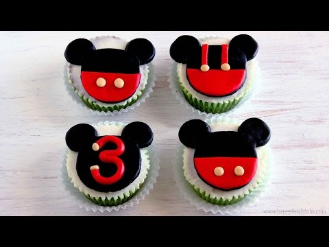 Mickey Mouse Cupcake and Cake Toppers