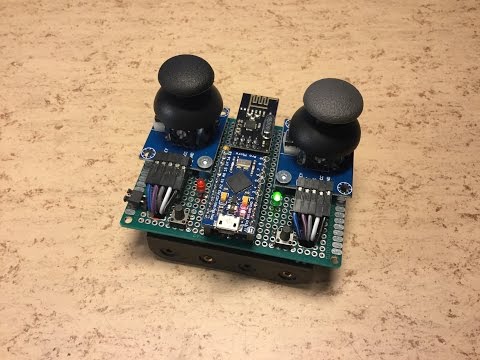 Micro RC Remote Controller 2.4GHz and IR (Arduino based)