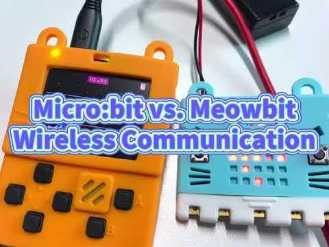 Microbit &amp;amp; Meowbit Wireless Communication: A MakeCode Arcade Game to Stretch Your Neck