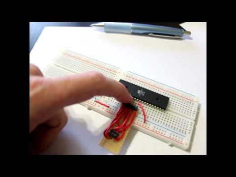 Microcontrollers - AVR Atmega32 - Adding a Button to the Microcontroller