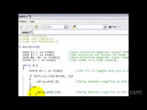 Microcontrollers - AVR Atmega32 - Understanding Button Debouncing