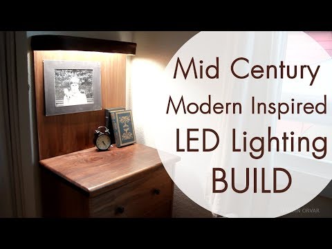 Mid Century Modern Furniture w/ LED Lighting