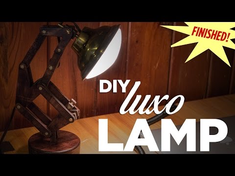 Mike Makes a Luxo Style Desk Lamp (FINISHED)