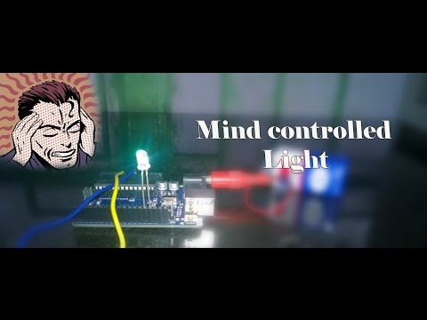 Mind controlled light (instructables)