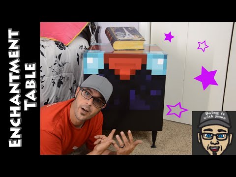 Minecraft In Real Life | How to Make an Enchantment Table! #realisticMinecraft