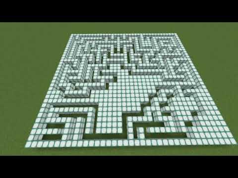 Minecraft Maze with Scratch (faster)