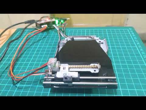 Mini CNC 3 Axis Plotter Homing test | GRBL