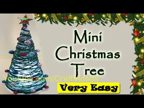 Mini Christmas tree - How to make a Mini Christmas Tree