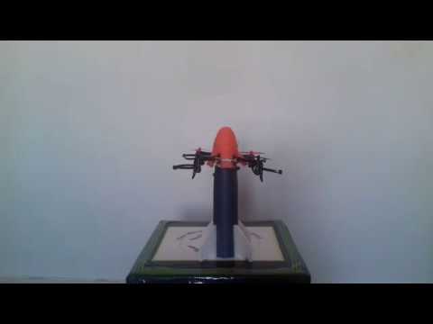 Mini Rocket Drone 1st Test