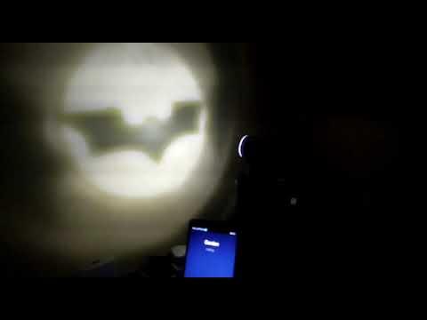 Miniature Bat-Signal - Call test