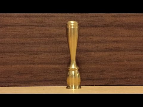 Miniature Brass Bell on a Drill Press