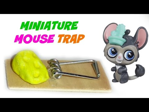 Miniature Dollhouse Mouse Trap - DIY LPS Stuff, Crafts &amp;amp; Accessories