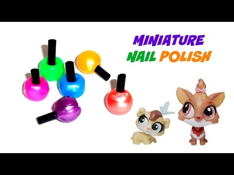 Miniature Dollhouse Nail Polish - DIY LPS Stuff, Crafts &amp;amp; Accessories