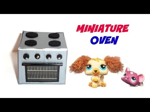 Miniature Dollhouse Stove - DIY LPS Stuff, Crafts &amp;amp; Accessories